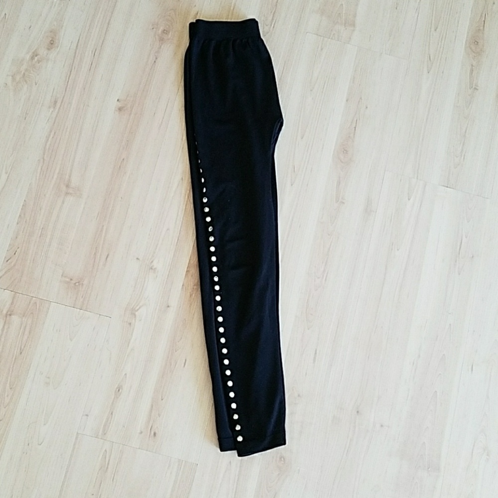 Black dress leggings