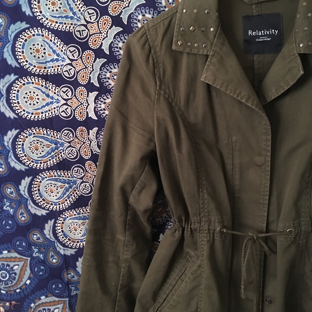 Studded Cargo Jacket