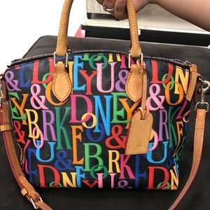 Dooney & Bourke Reto multi color bag and wallet