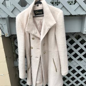 Guess Wool Double Breasted Peacoat