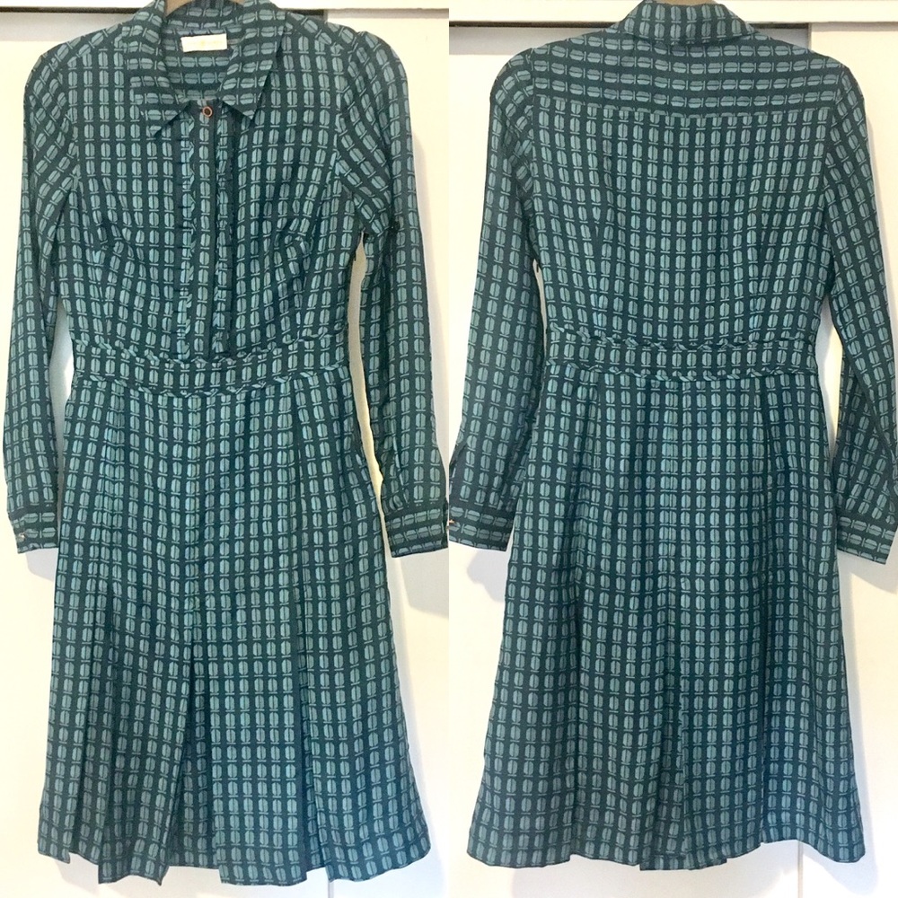 ✨Tory Burch✨ Blue Pleated Dress