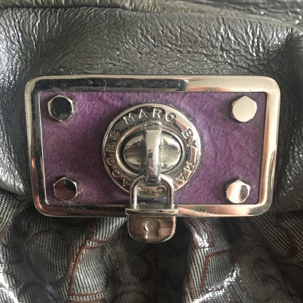 Marc by Marc Jacobs Turnlock Cross Body Patent Bag