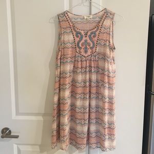 Umgee Size M Embroidered Shift Dress