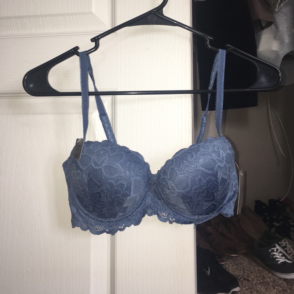 Gorgeous Floral Blue Bra!