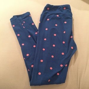 Lula Roe polka dot leggings