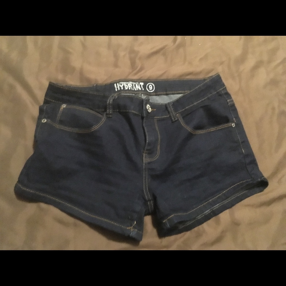 Denim /spandex shorts