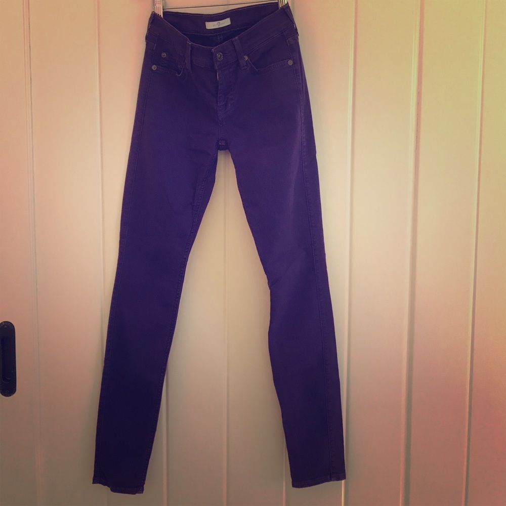 Purple 7 jeans.