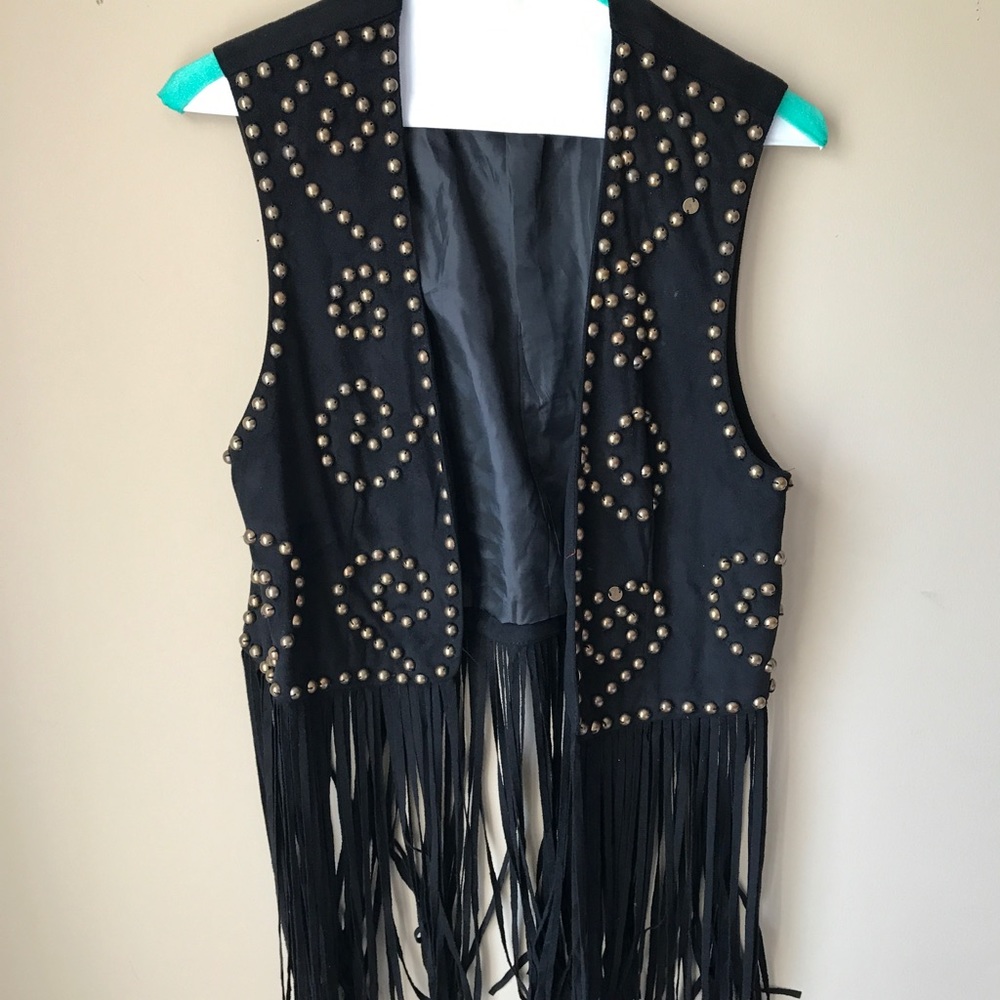Stella boutique fringe vest!
