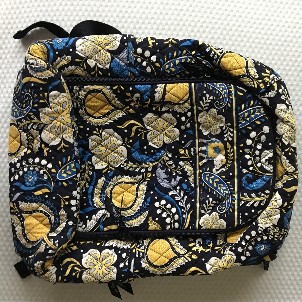 Vera Bradley Ellie Blue Laptop Backpack