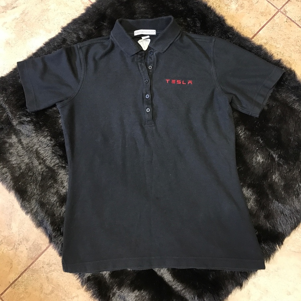 Women's Port Authority TESLA Polo XS 🚘 🚙🚗