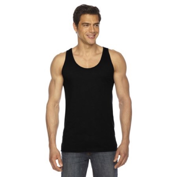 Black American Apparel Mens Tank NEW size Medium M - Picture 3 of 5
