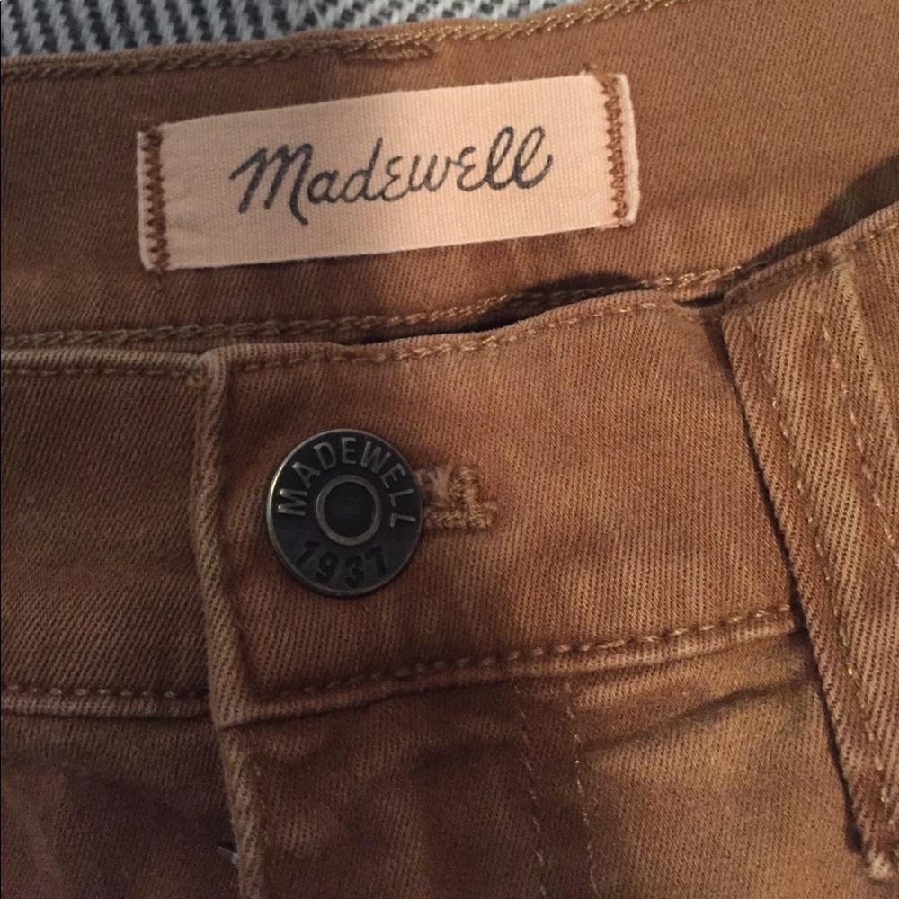 Madewell Burnt Cedar Jeans