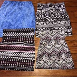 4 MINI SKIRT SET