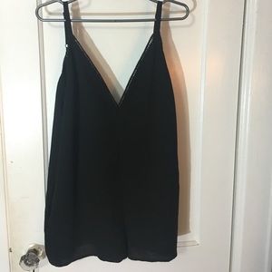 Silence + Noise Black Romper