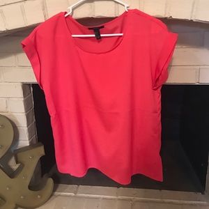 Pink chiffon blouse