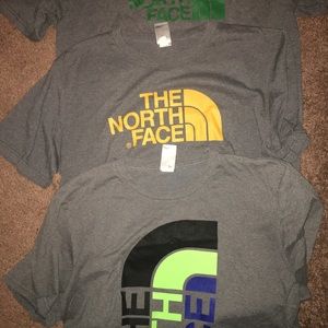 3 the north face shirts