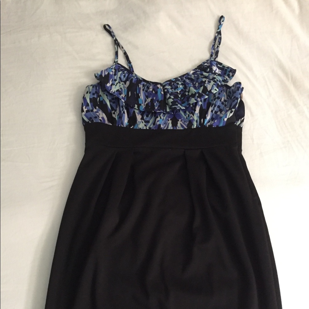 F21 Black & Floral Dress