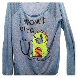 Blue long sleeve t shirt