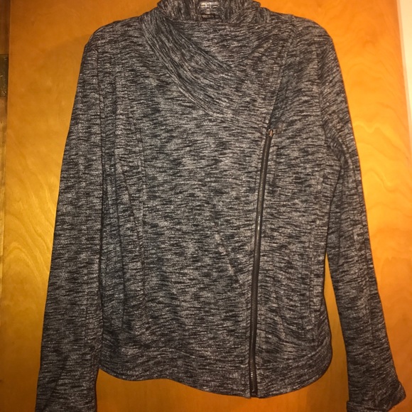 Express Large knit Moto Jacket - Picture 2 of 4