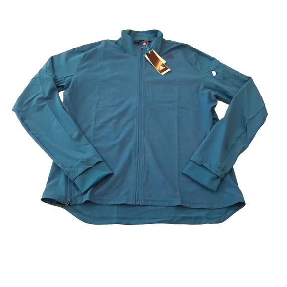 Adidas Supernova Storm Jacket Turquoise Size L NWT - Picture 3 of 7