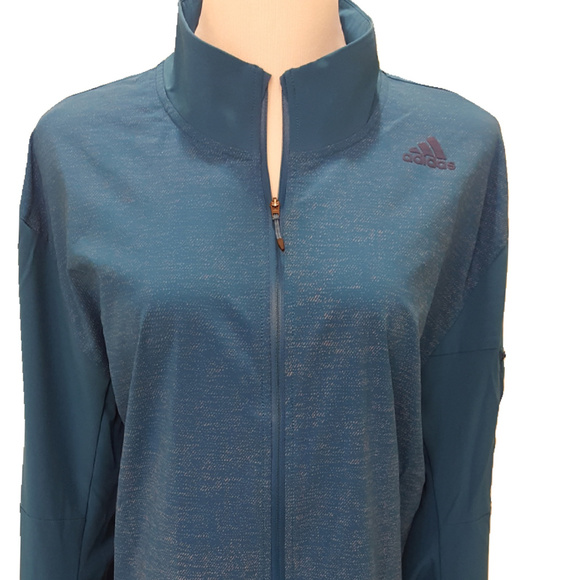 Adidas Supernova Storm Jacket Turquoise Size L NWT - Picture 2 of 7
