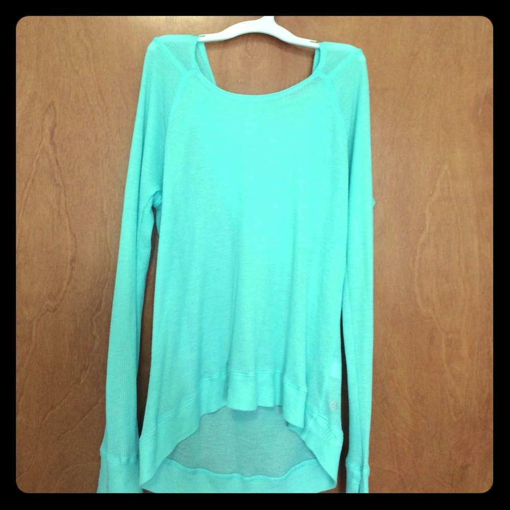 Coral blue light weight cover Zella work out