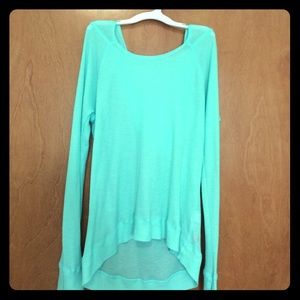 Coral blue light weight cover Zella work out