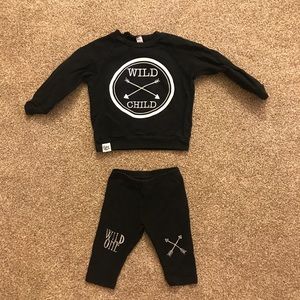 SOLD Wild One toddler outfit