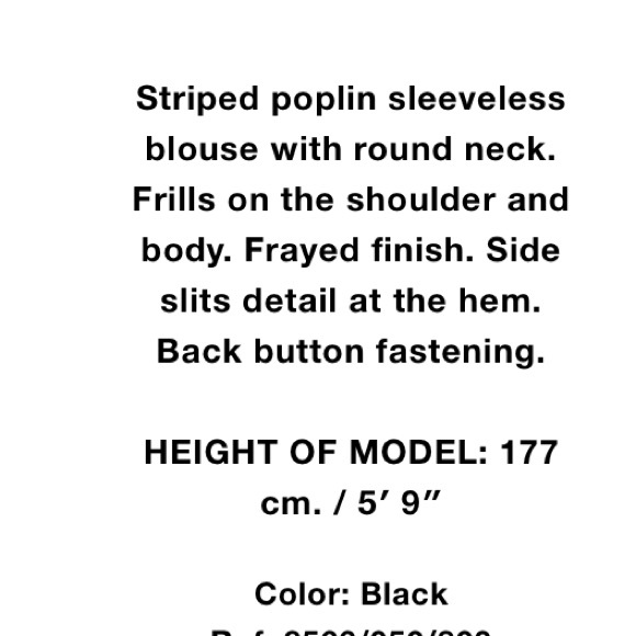 Zara Stripped Poplin Shirt - Picture 5 of 8