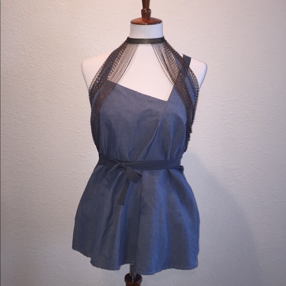 Diesel top with asymmetrical strap brand new tags