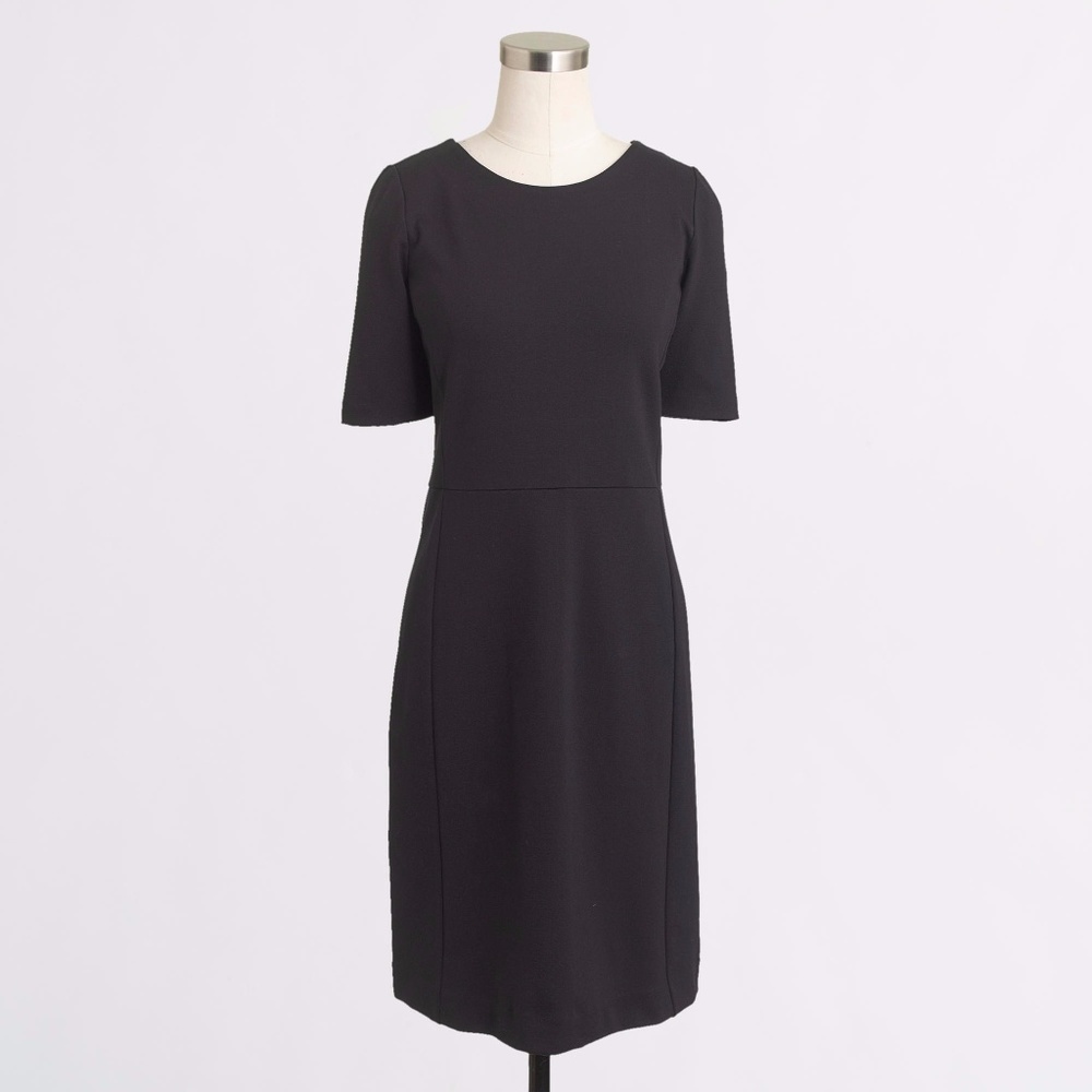 J Crew Panel Black Dress