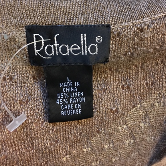 NWT Rafaela linen rayon sweater - Picture 3 of 4
