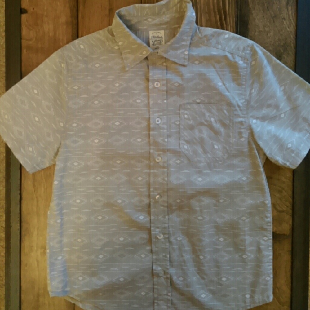 ⏫Aztec print button down⏬ - Picture 4 of 6