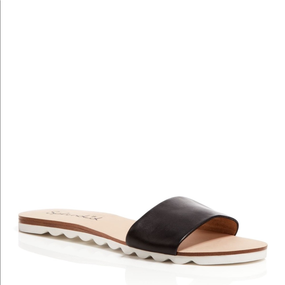 Splendid Black Slides - Size 6