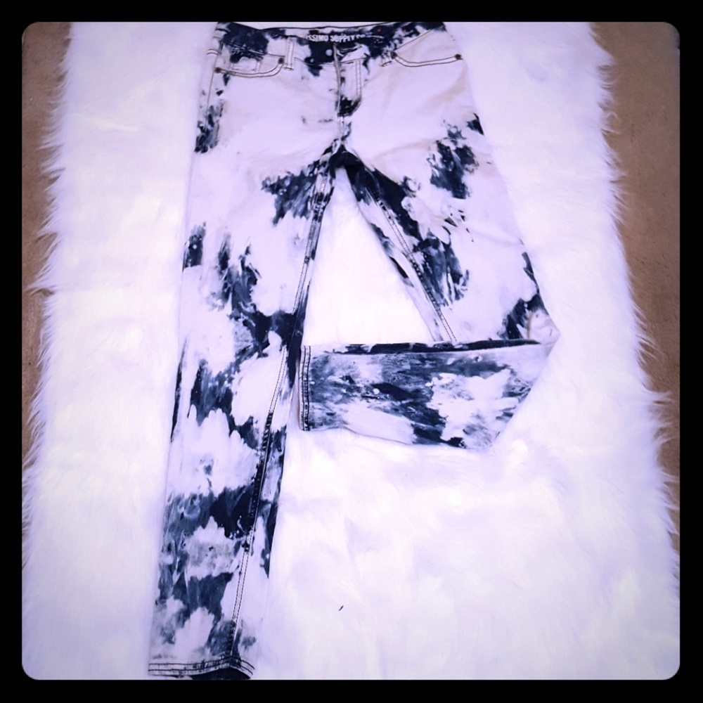 Mossimo Acid Wash Denim Leggings