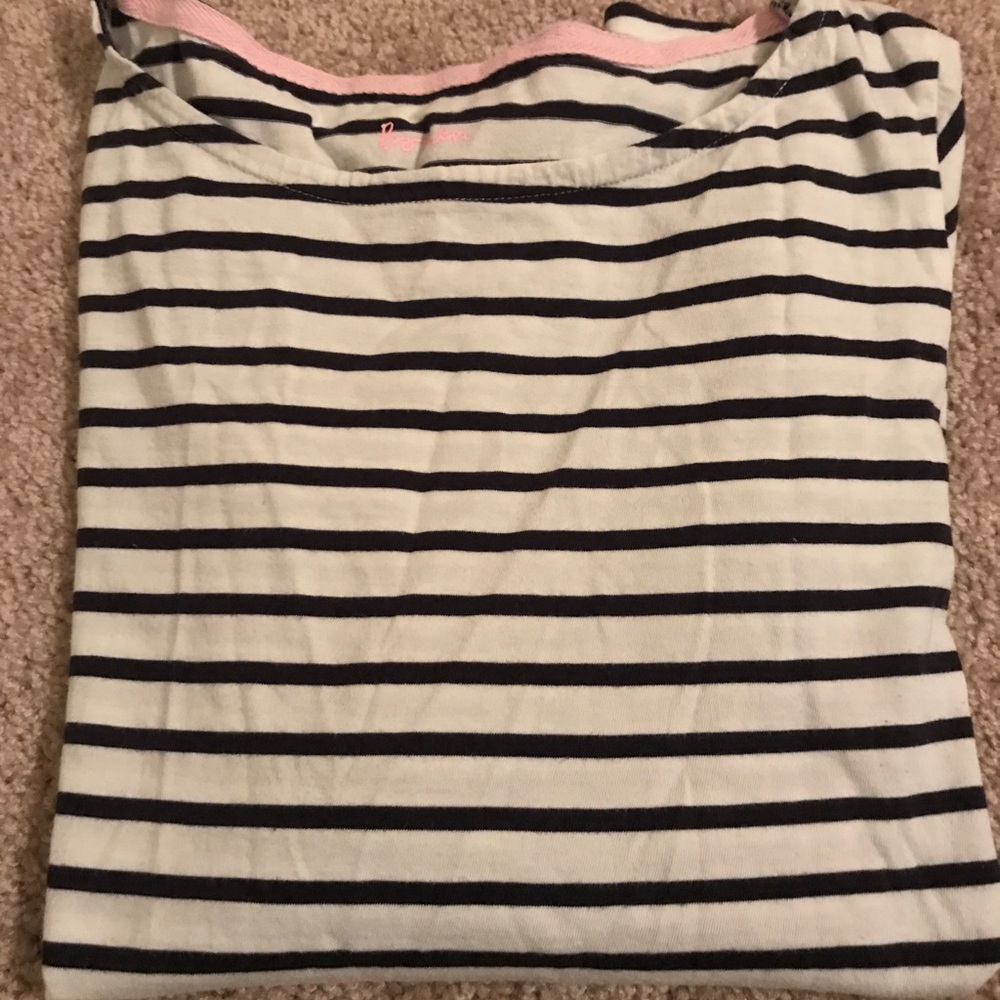 Boden Breton Top- 100% Cotton 3/4 Sleeve