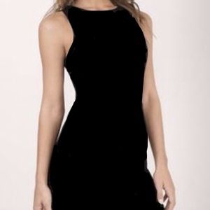 TOBI Black High Neck Bodycon Dress