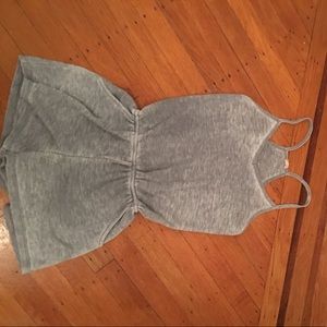 Pacsun knit grey romper/ coverup