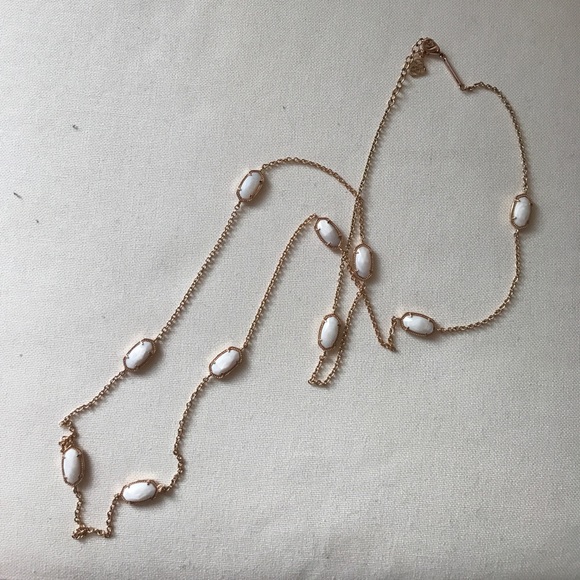 Kendra Scott Jewelry - Kendra Scott Rose Gold and White Kelsie Necklace