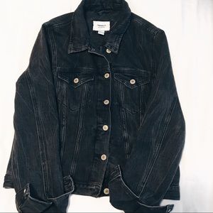 black denim jacket