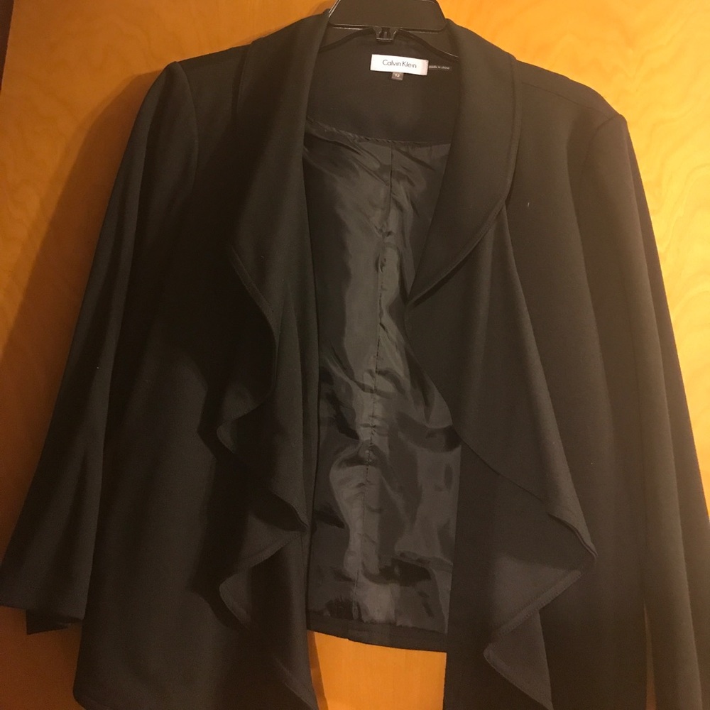 Size 12 black Calvin Klein blazer