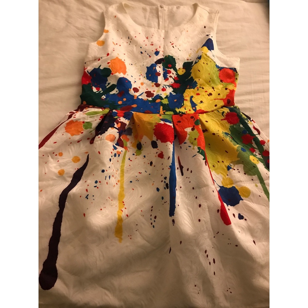 Paint splatter dress 🎨