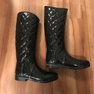 Rare Hunter Quilted Regency Wellingtons