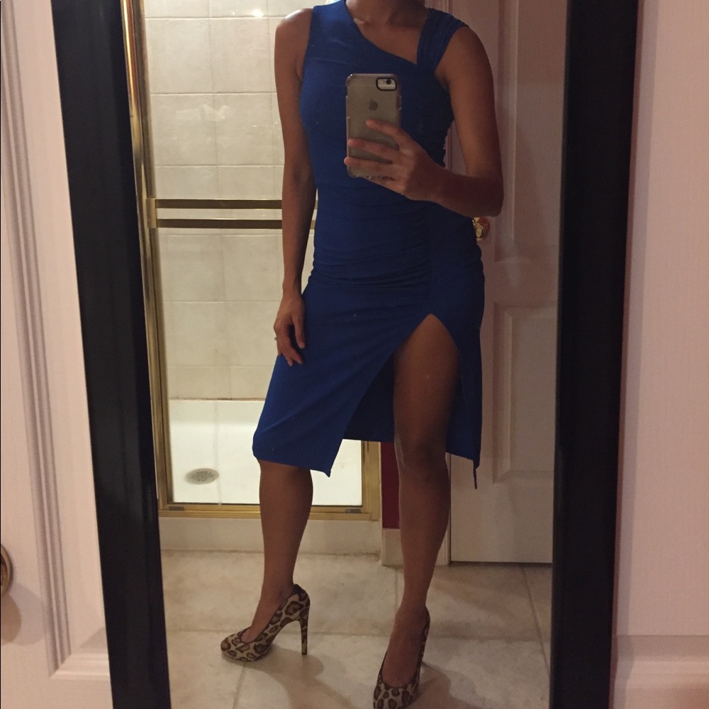 Michael Kors Jersey Asymmetric Tank Dress