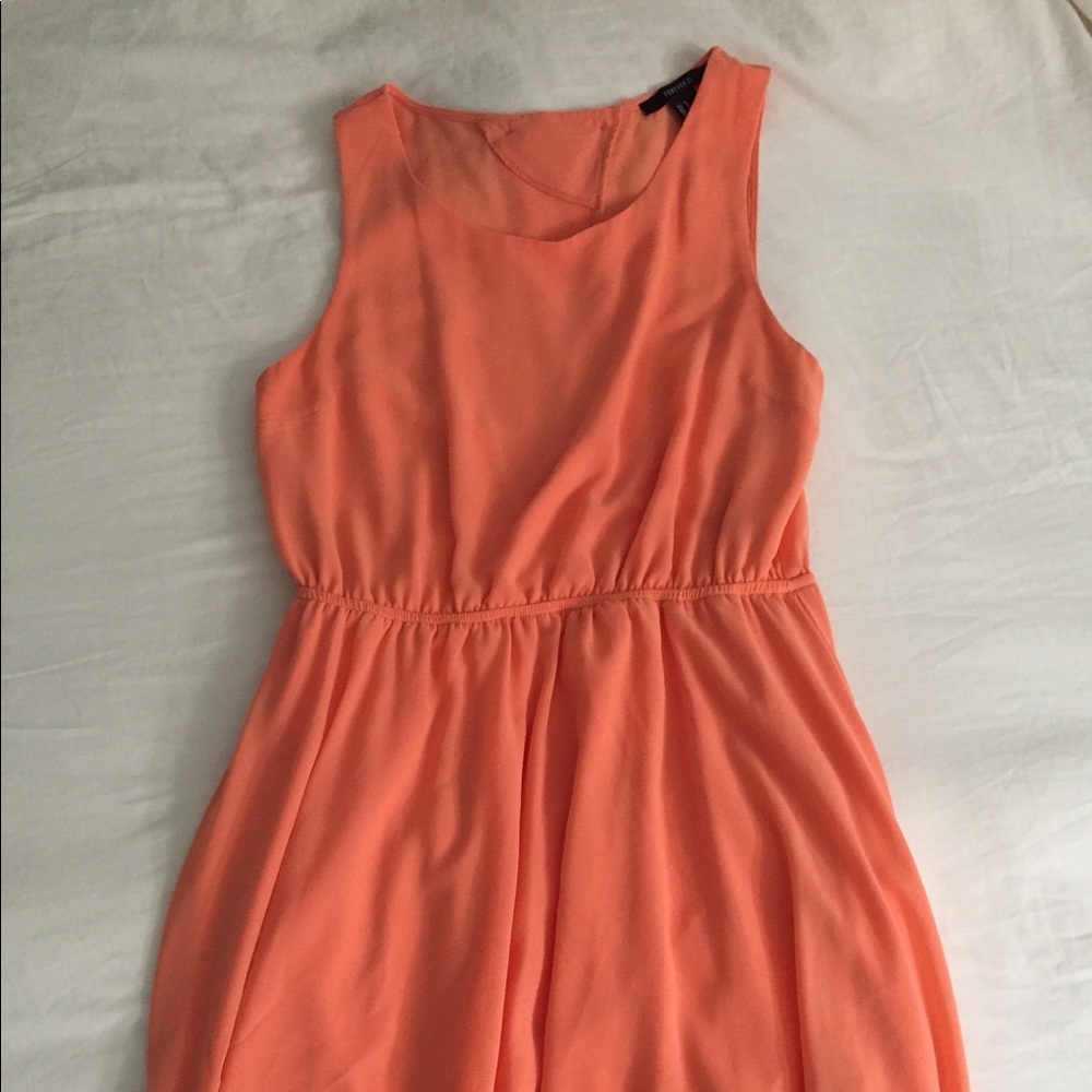Forever 21 Pale Orange Dress w/ Cutout in Back