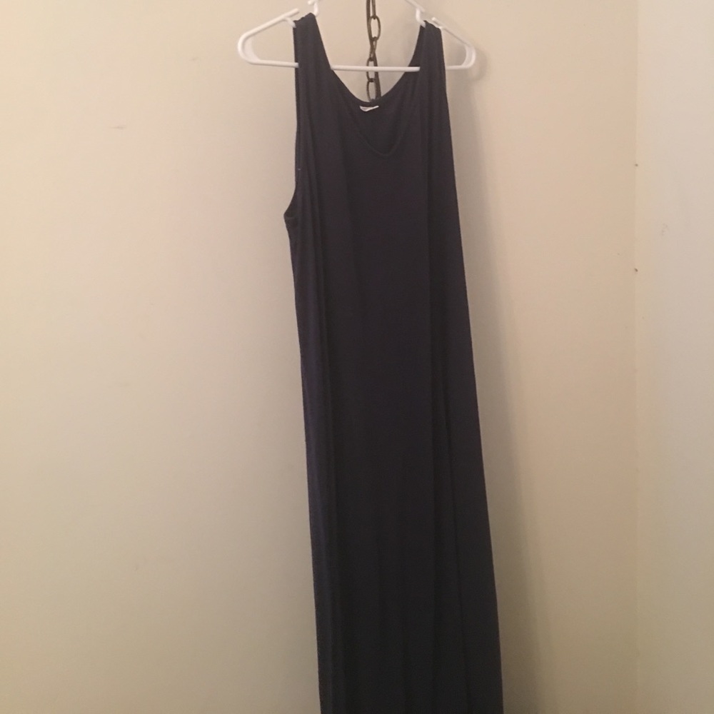 Plus Size Navy Maxi Dress