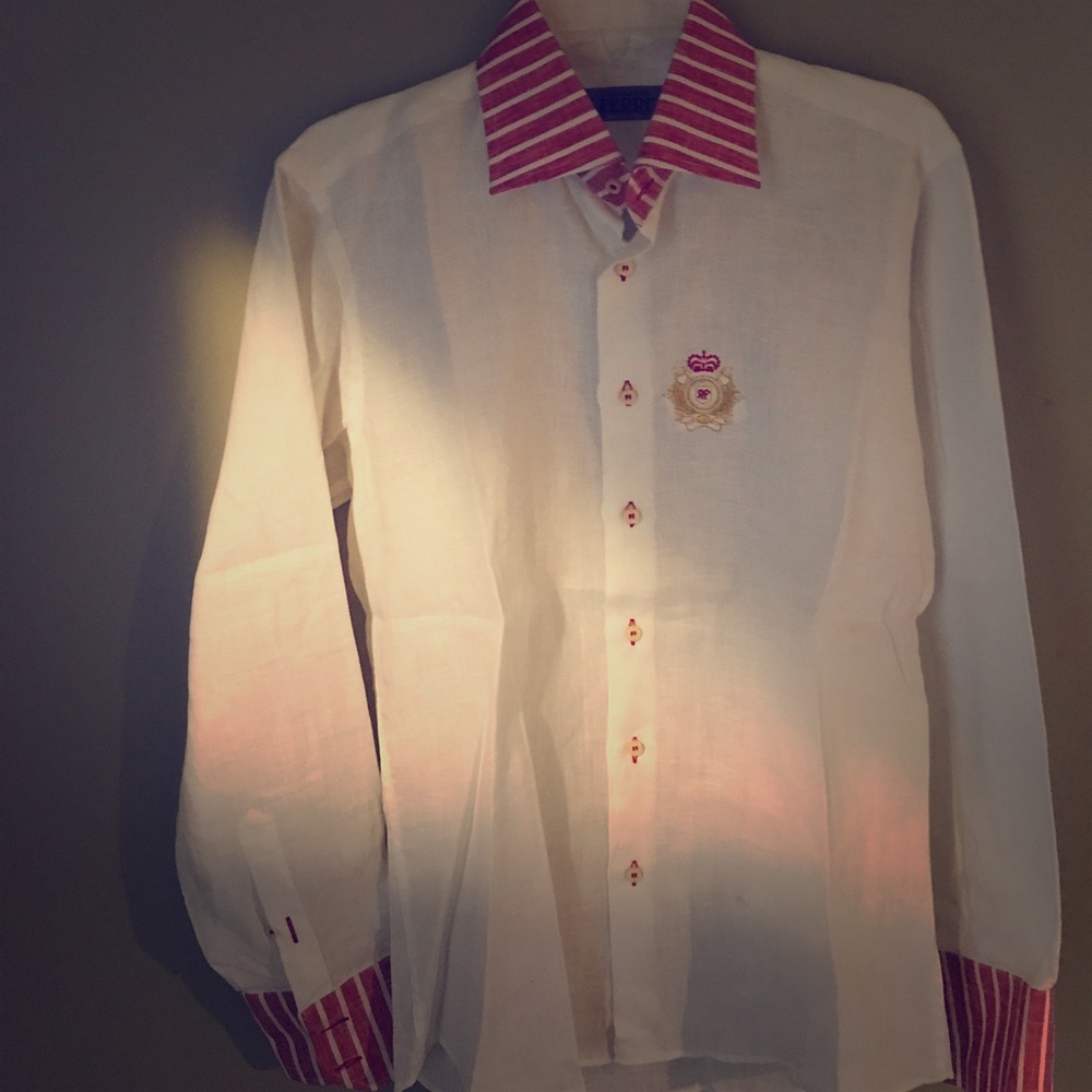 Alessandro Ferri Long Sleeve Button Down Shirt