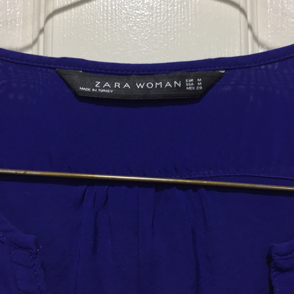Zara cobalt blue Blouse - Picture 3 of 3