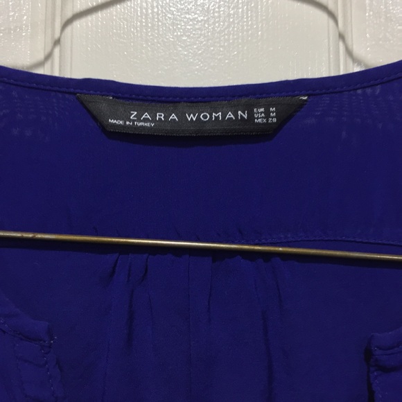 Zara cobalt blue Blouse - Picture 3 of 3