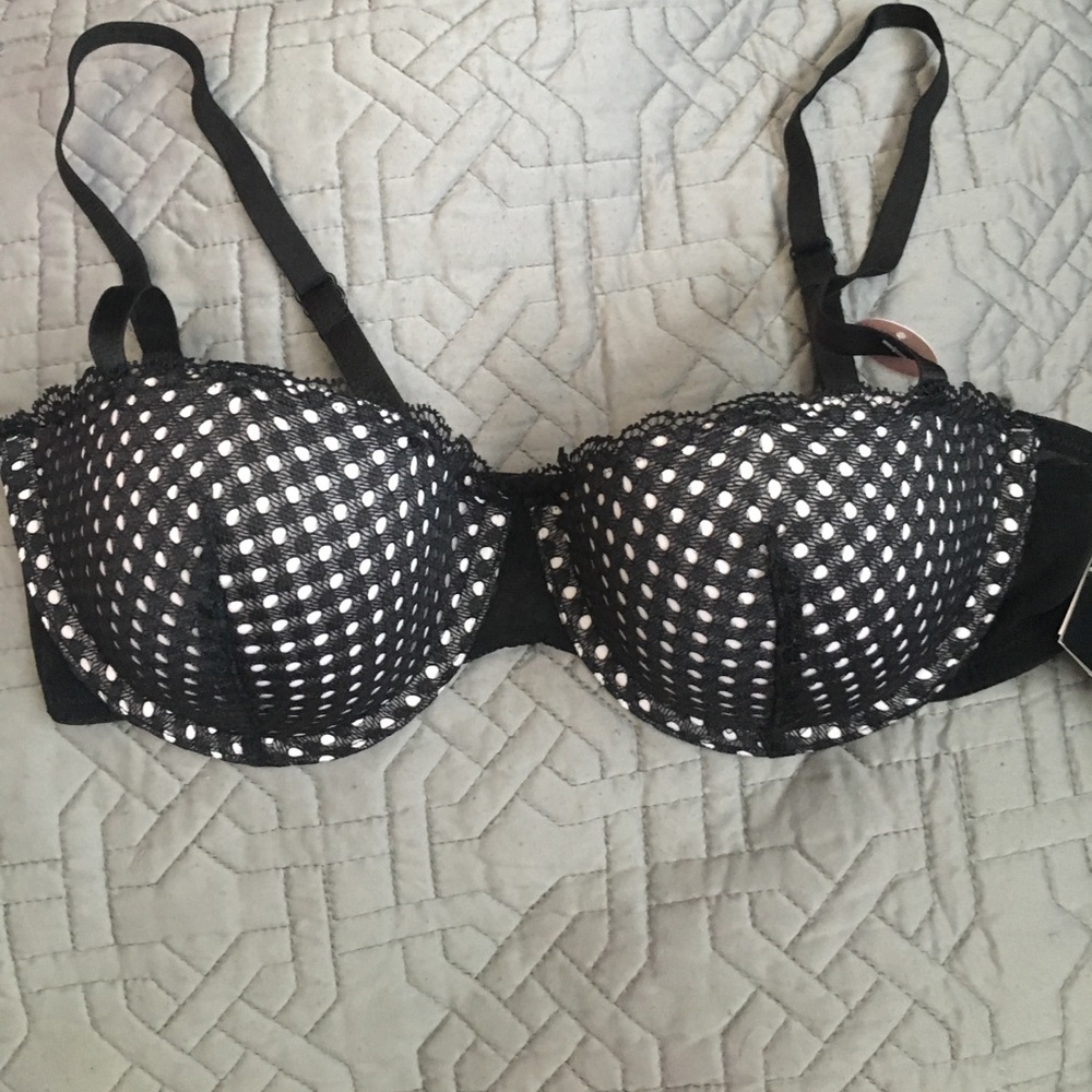 Polkadot Balconette Bra